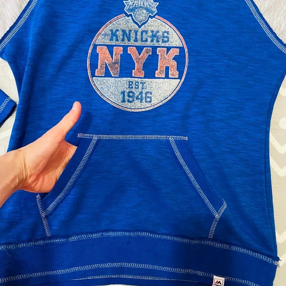 Vintage retro Knicks sweater fleece jacket - Picture 4 of 7